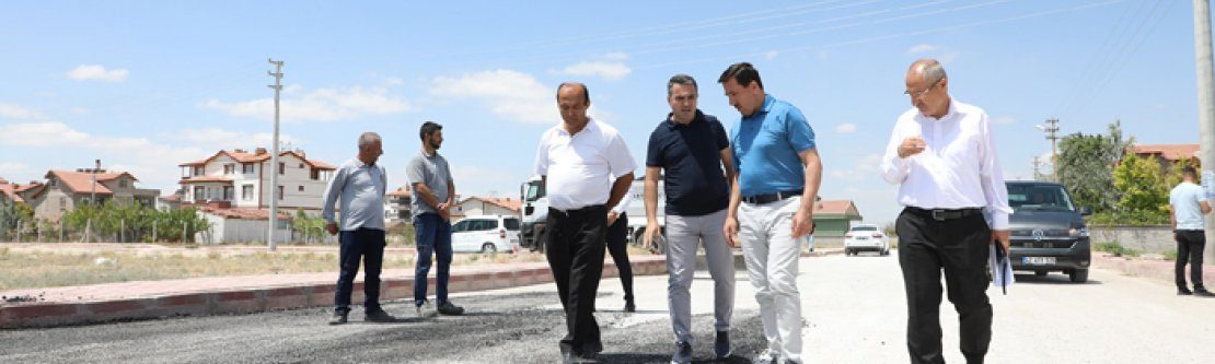 Karatay’da Sıcak Asfalt Çalışmaları Sürüyor
