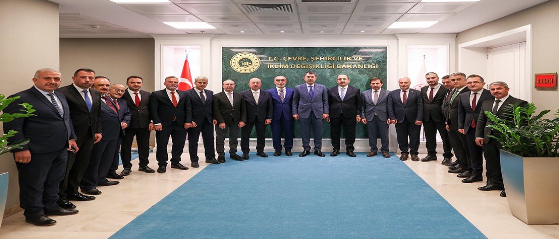 Başkan Altay, Ak Parti İl Başkanı Angı Ve İlçe Belediye Başkanları Bakan Kurum’u Ziyaret Etti