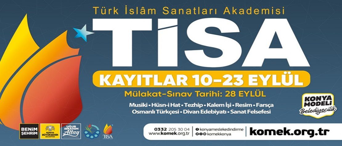 Konya Büyükşehir Belediyesi Türk-İslam Sanatları Akademisi’nde Kayıt Heyecanı Başlıyor