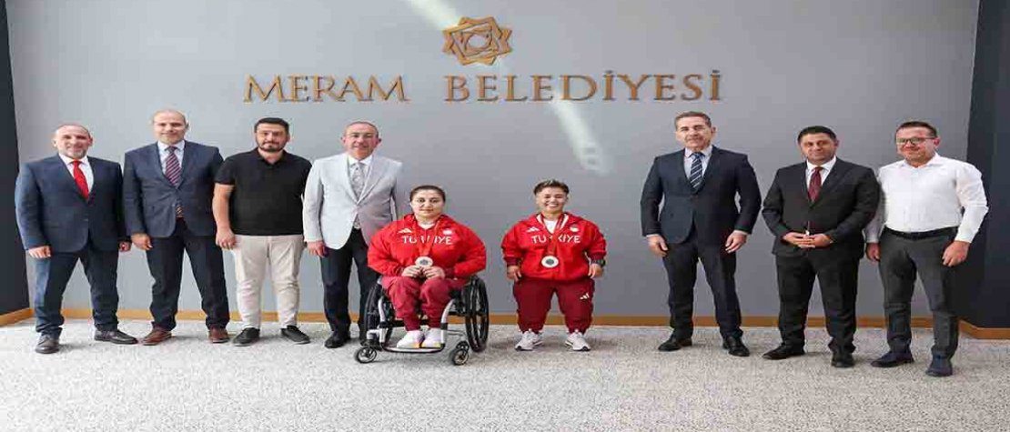 Besra Ve Sibel Madalyalarıyla Başkan Kavuş’u Ziyaret Etti
