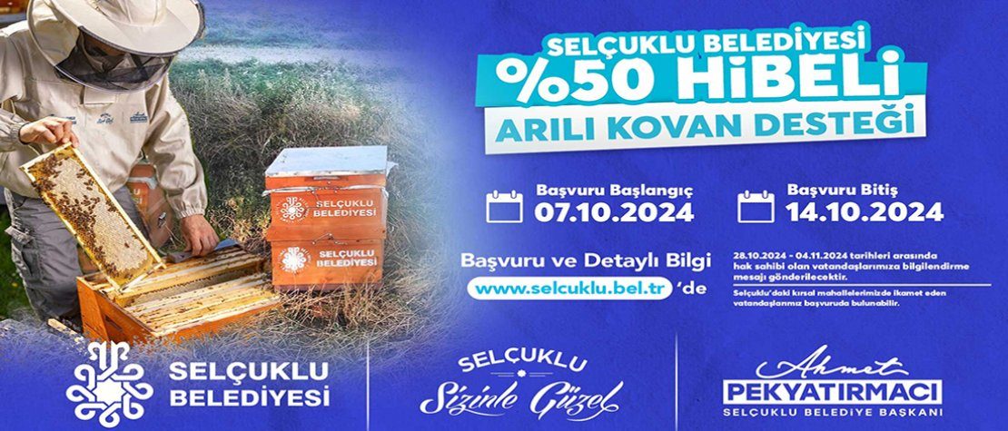 Selçuklu Belediyesi’nden Arı Üreticilerine Destek