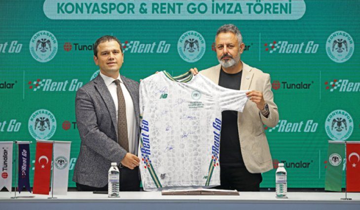 Yeni Sezonda Konyaspor Formalarında Rent Go Logosu Yer Alacak