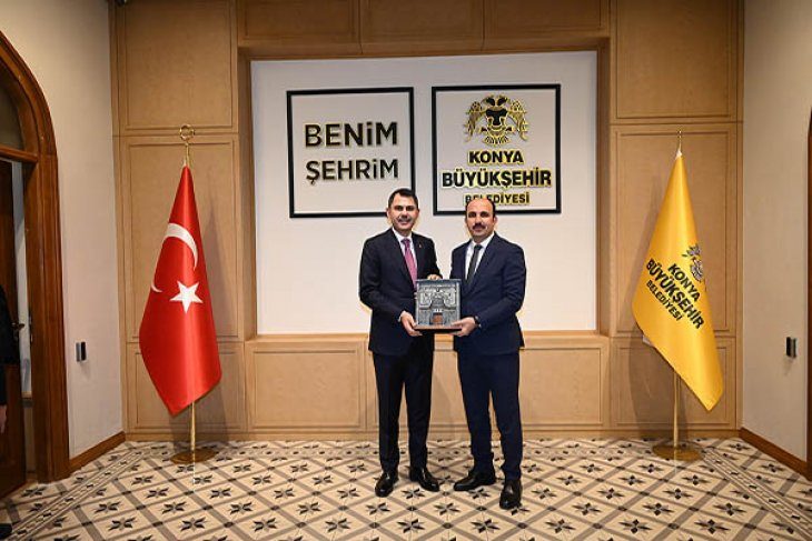 Çevre Şehircilik Ve İklim Değişikliği Bakanı Kurum Başkan Altay’ı Ziyaret Etti