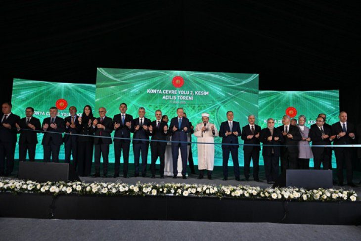 Cumhurbaşkanı Erdoğan, Konya Çevre Yolu 2. Etabını Hizmete Açtı