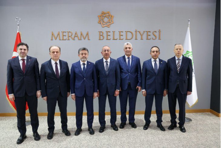 Meram İki Bakanı Birden Ağırladı