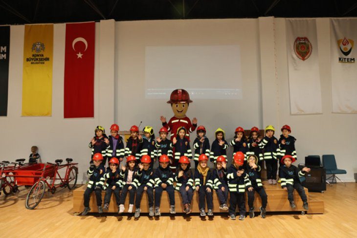 Konya Büyükşehir'den İlkokul Öğrencileri İçin Yangın Güvenliği Seferberliği