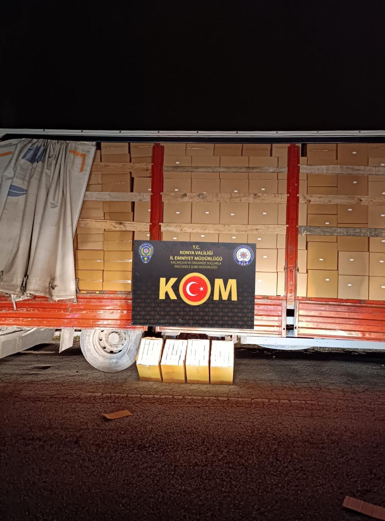 Konya’da Kaçakçılık Operasyonu