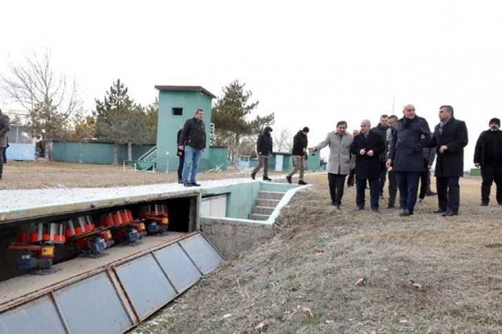 Vali İbrahim Akın, Başkan Kılca, Emniyet Müdürü Maksut Yüksek