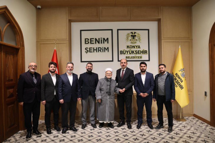 Mescid-İ Aksa İmamı Şeyh İkrime Sabri Başkan Altay’ı Ziyaret Etti