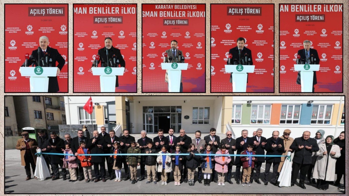 Karatay Belediyesi Osman Benliler İlkokulu Açılış Töreni Gerçekleştirildi