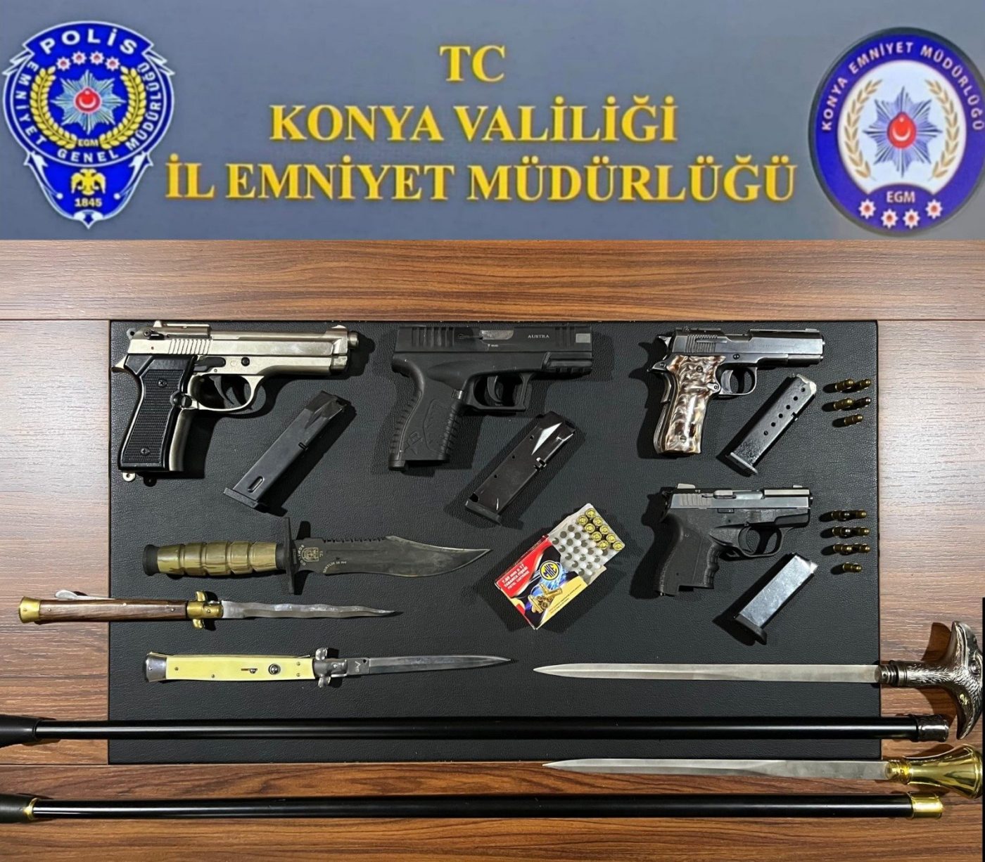 Çok Sayıda Suç Unsuru Ele Geçirildi