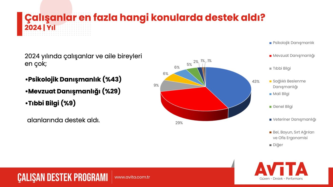 Çalışanlar En Çok Psikolojik Danışmanlık Hizmeti Aldı