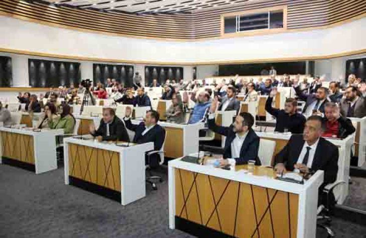 Meram Belediyesi Meclis Toplantısında