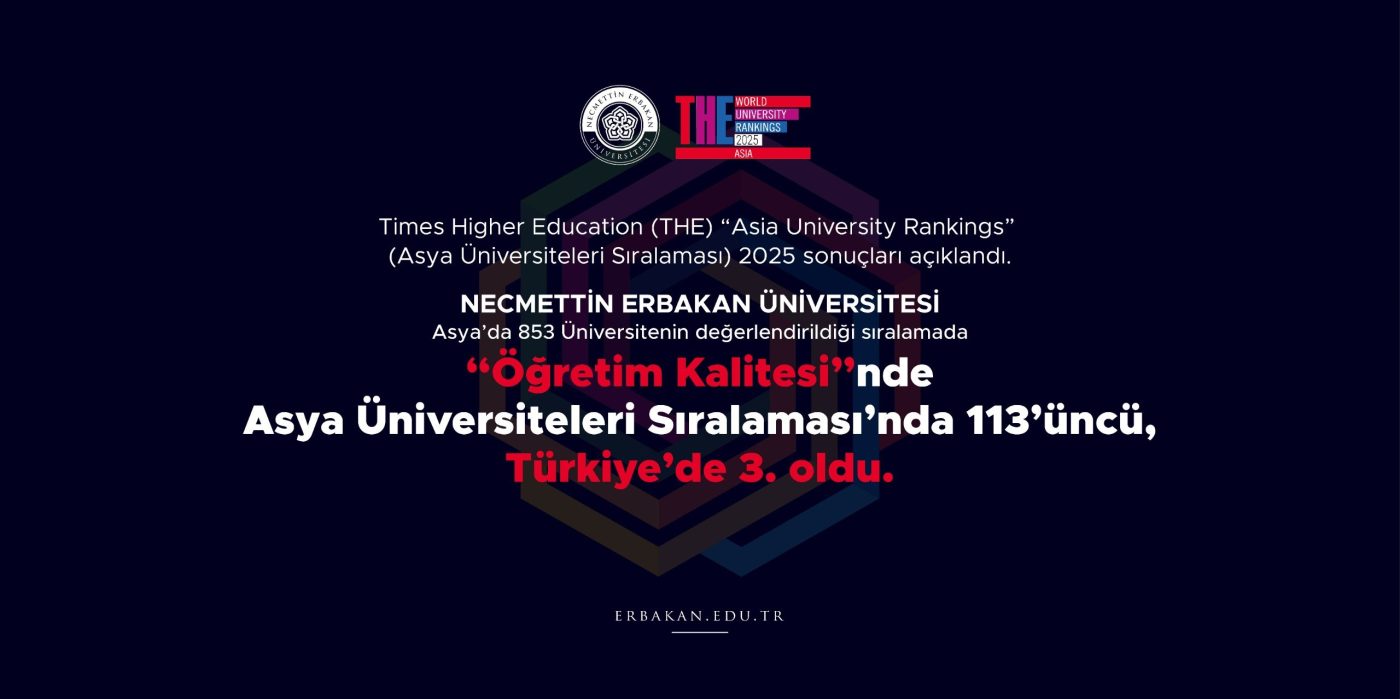 ‘Öğretim’ Kategorisinde Türkiye 3’üncüsü Oldu