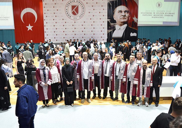 KTÜN, Bilgisayar ve Bilişim Fakültesi İlk Mezunlarını Gururla Uğurladı