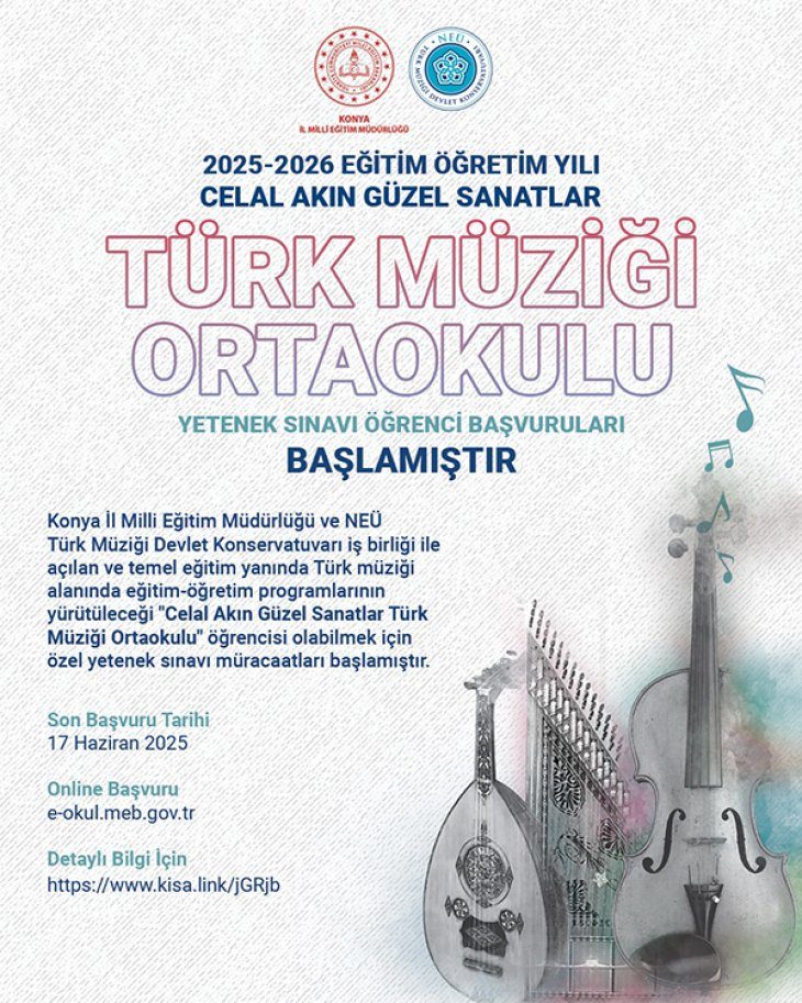 NEÜ ile MEB İş Birliğiyle Geleceğin Sanatçıları Yetişecek
