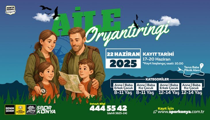 Konya Büyükşehir’den Ailece Doğayla Buluşma Fırsatı