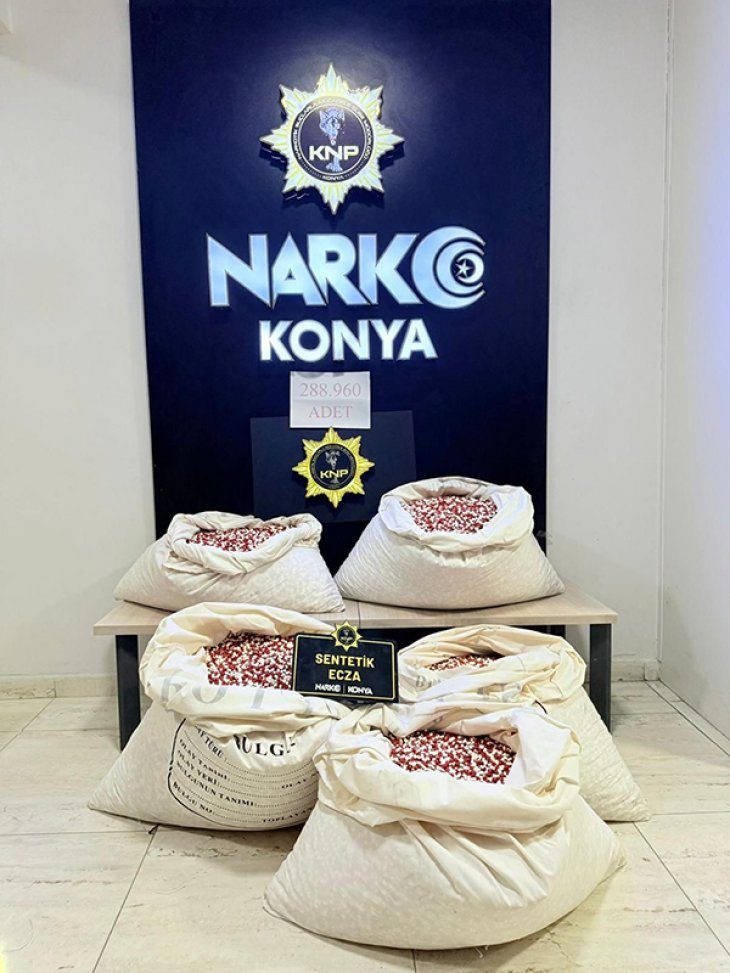 Konya’da Uyuşturucu Operasyonları: 66 Operasyonda 60 Tutuklama