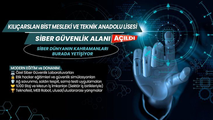 Konya'nın İlk Ve Tek Siber Güvenlik Alanı Açıldı
