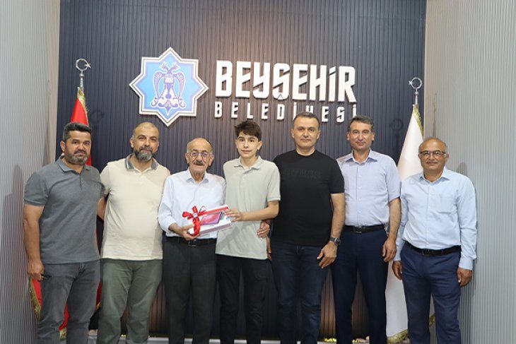 LGS Türkiye Birincisi Başkan Adil Bayındır’ı ziyaret etti