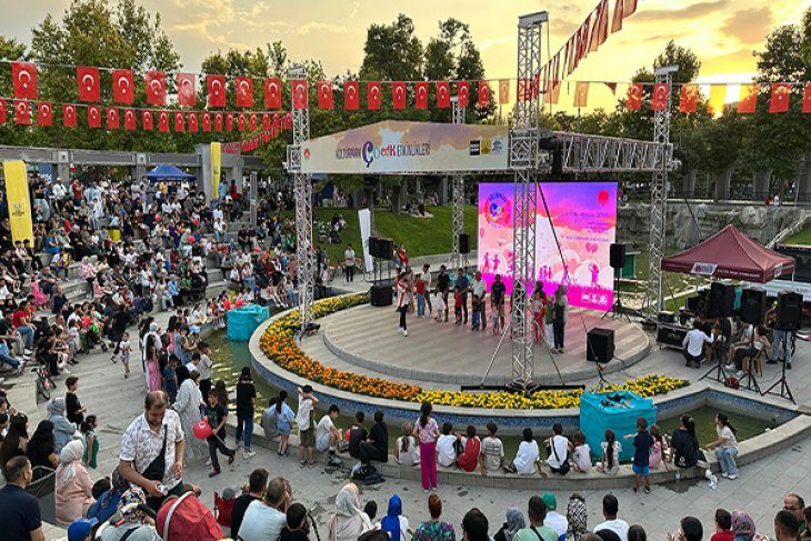 Kültürpark Çocuk Etkinlikleri Çocukların Yaz Tatiline Renk Katıyor