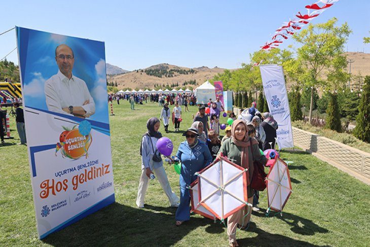Selçuklu Semaları Uçurtmalarla Şenlendi