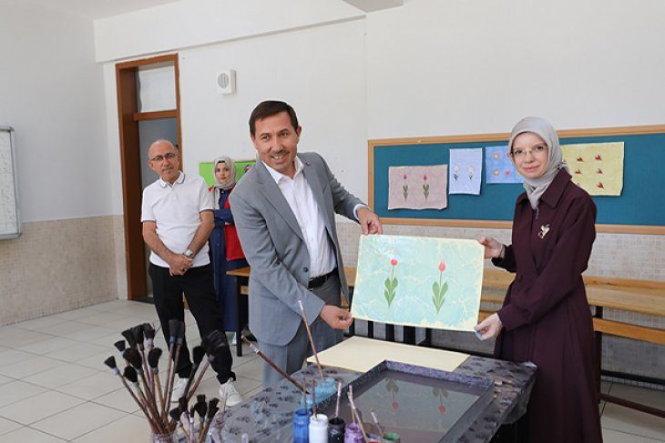 Başkan Kılca’dan Yaz Kursları Ve Okullarına Ziyaret