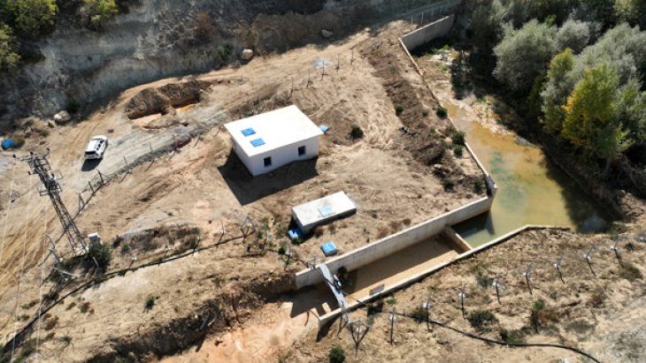 Ilgın Harmanyazı Kapalı Sistem Sulama Tesisi Tamamlandı