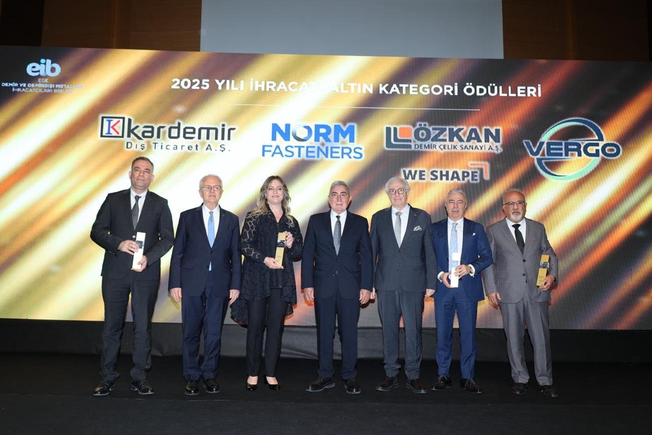 Demir ve demirdışı metaller sektöründe ihracat şampiyonları ödüllendirildi