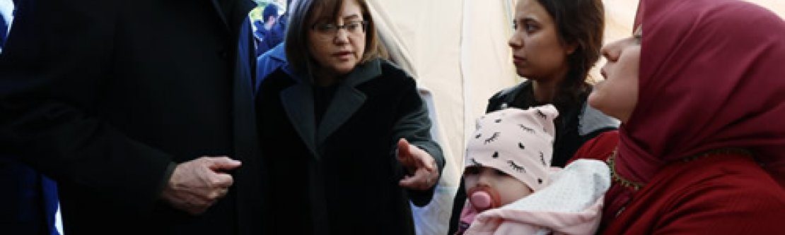 Cumhurbaşkanı Erdoğan, Gaziantep’te Deprem Bölgesinde İncelemelerde Bulundu