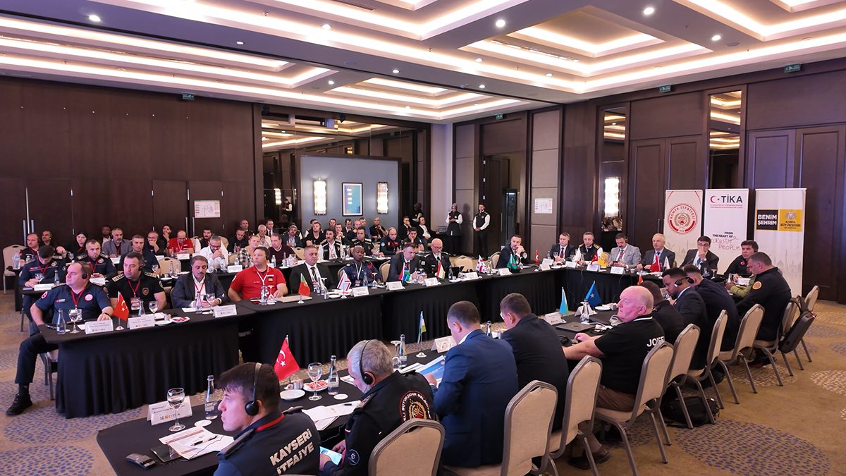 KONYA BÜYÜKŞEHİR - TİKA İŞ BİRLİĞİYLE KONYA’DA ULUSLARARASI İTFAİYE ÇALIŞTAYI YAPILDI